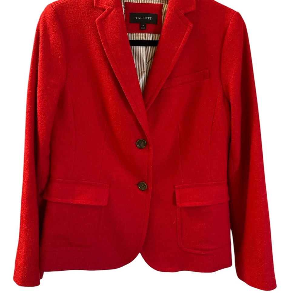 Talbots Bold Red Women's Blazer